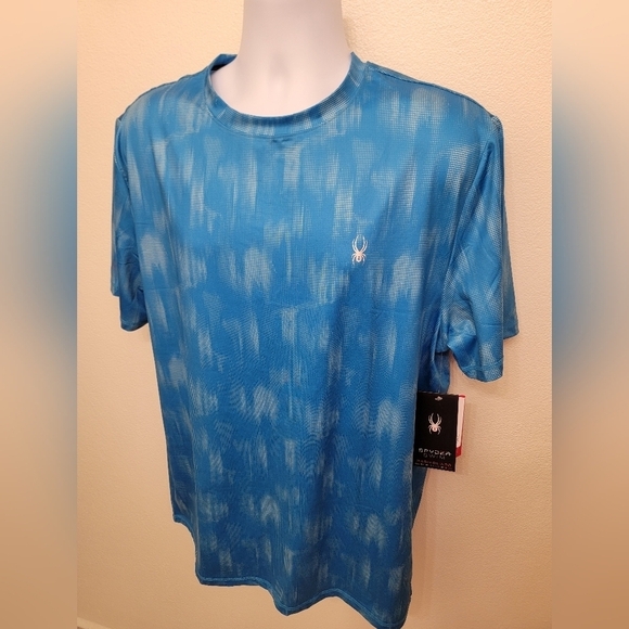 NWT Spyder Men's Short Sleeve Swim Rashguard - Picture 3 of 5